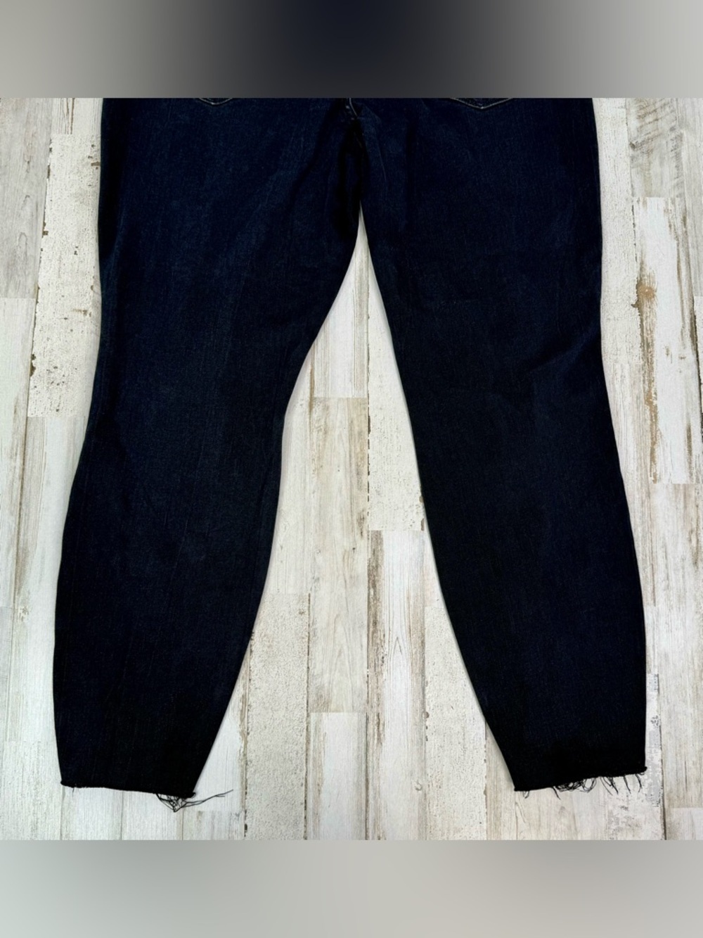 Judy Blue Jeans Womens 14W Black High Rise Distressed Leopard Print Skinny - Picture 12 of 12